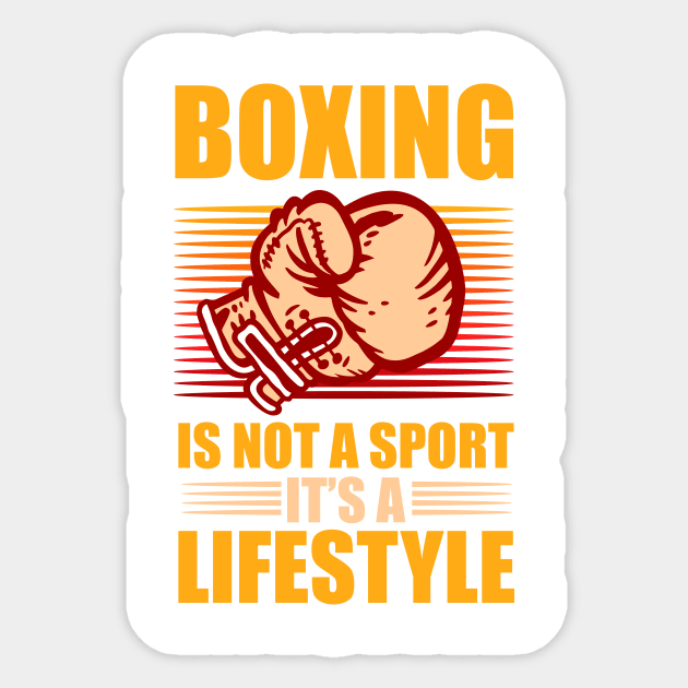 Boxing gloves life fan lover coach gift for boxer dad Sticker by Sport Siberia